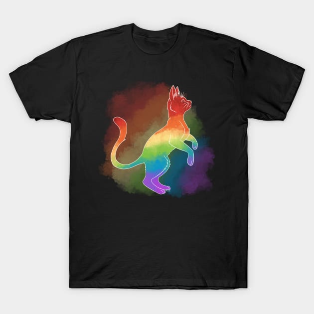 LGBT+ Cats: Gay T-Shirt by Sarady